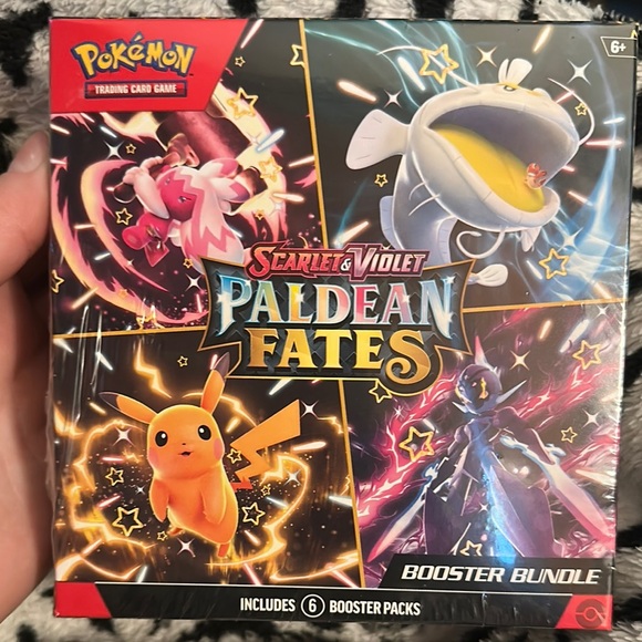 Pokémon Scarlet & Violet Paldean Fates Booster Bundle NEW Firm